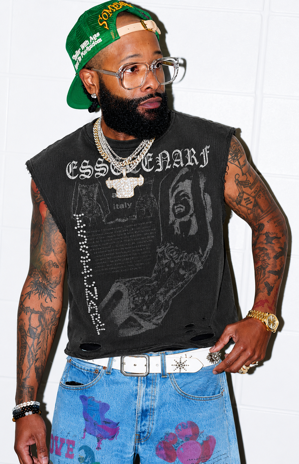ESSECNARF “As In Italy” Sleeveless Thermal