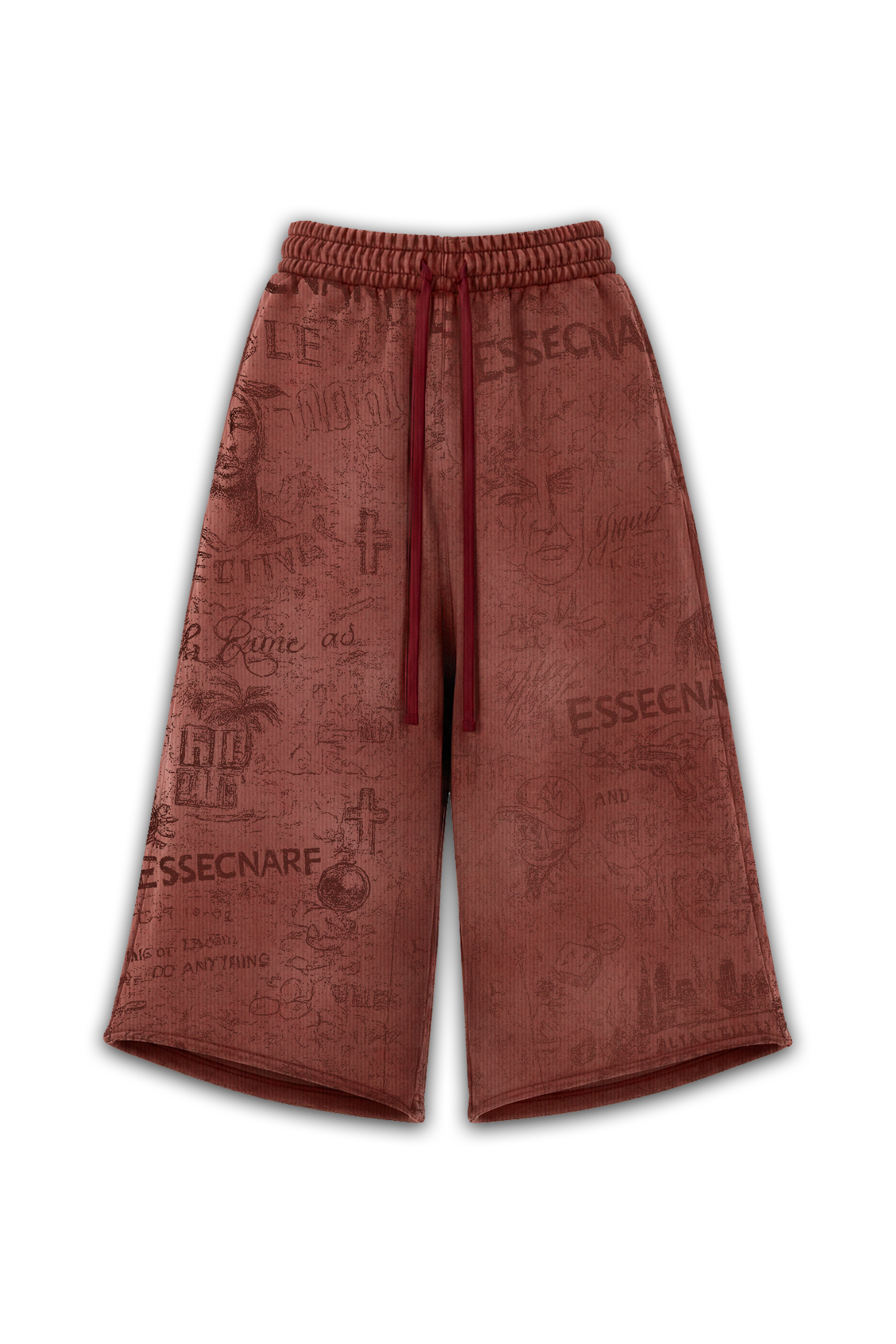 ESSECNARF “World Script” Shorts
